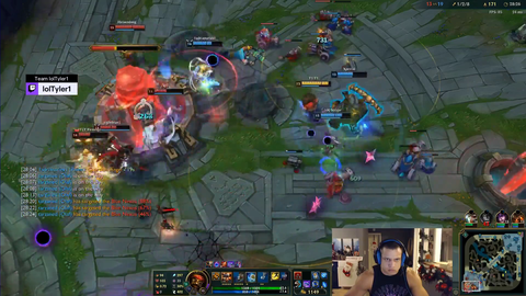 Tyler1's Team goes 10-0 and wins twitch rivals, and T1 has a moment