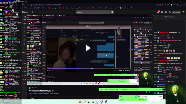Maya's inconsistency in DM's and Twitlonger