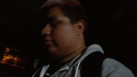 Mexican Andy not allowed in the streamer house so he is staying in the woods overnight. Viewer sends a media donation to scare him.