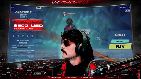 The Doc getting a $500 donation and ending the stream early