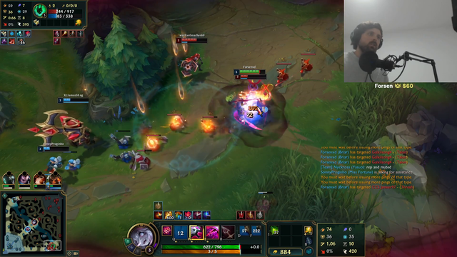 Forsen is very happy to return to League