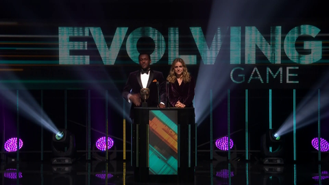 Presenter's joke(?) flops at the Game BAFTAs