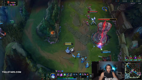 Tyler1's team tries to dive challenger kadeem