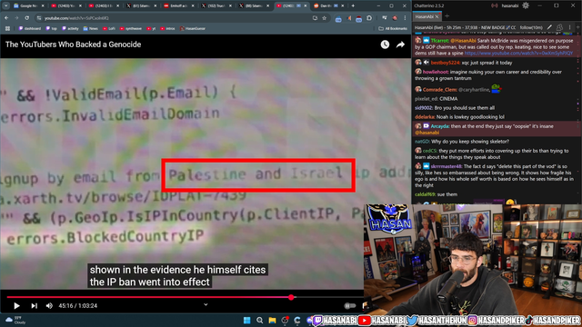 Hasan will gift 500 subs to Asmongold, if he watches the latest Noah Samsen video