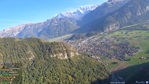 JinnyTTY - Paragliding in the Alps