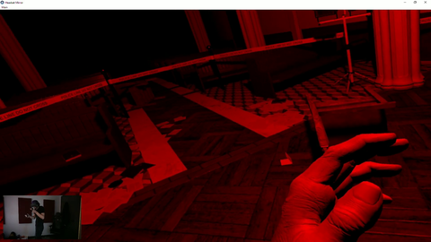 Giantwaffle's first time playing a VR Horror game