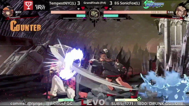 Guilty Gear Strive Grand Finals EPIC SHOWDOWN - SONICFOX vs TEMPESTNYC