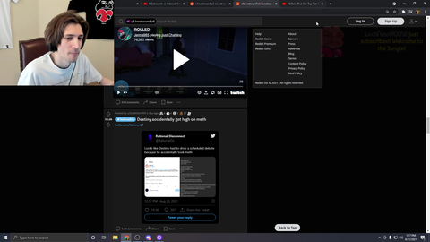 xQc summarizes Destiny, Hasan timline