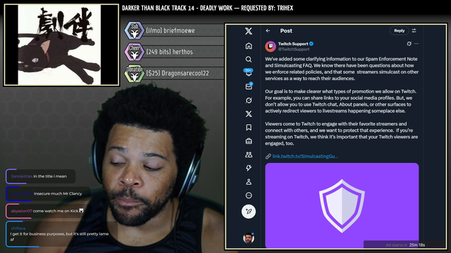 Trihex spitting about Twitch' new TOS