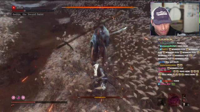 Atrioc beats Sekiro (for real this time)