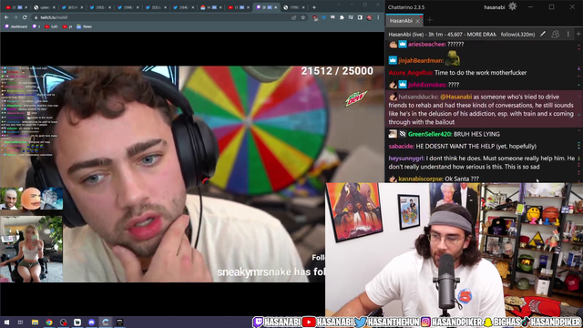 sliker shows he's taking things seriously after hasan's advice