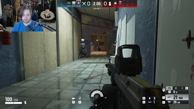 Soda plays R6 first time