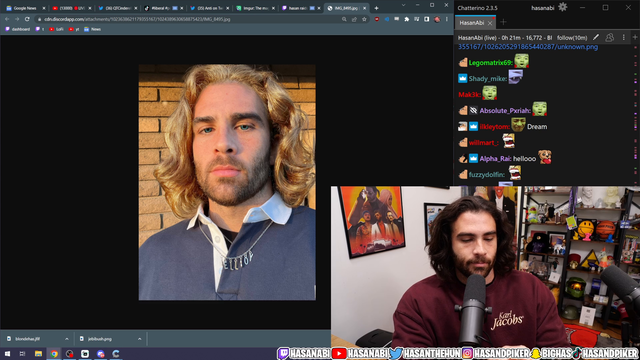 Hasan FaceTimes Dream