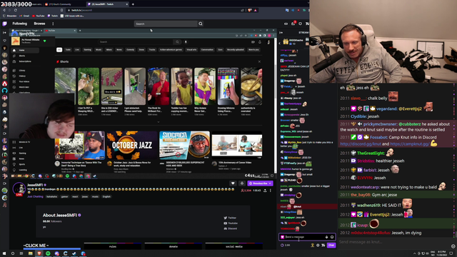 Knut asks Jesseh if he knows metric scale for his diet plan KEKW