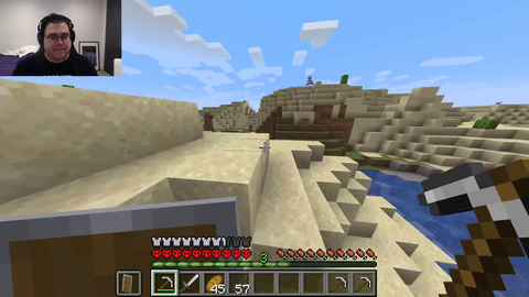 Scarra being extra careful in Minecraft Hardcore.