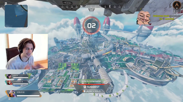 xQc isnt lagging :)