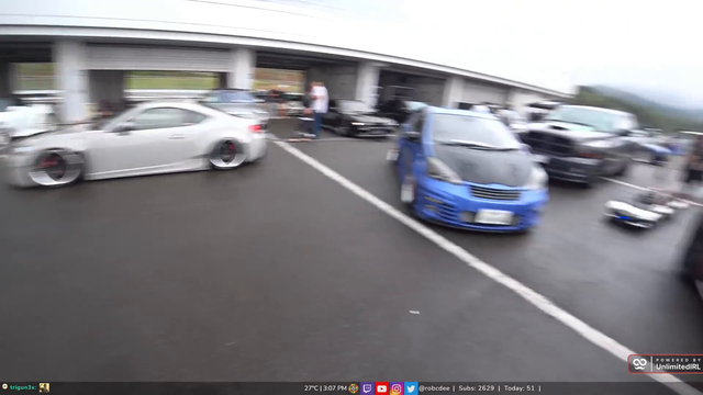 The police shows up at FuelFest