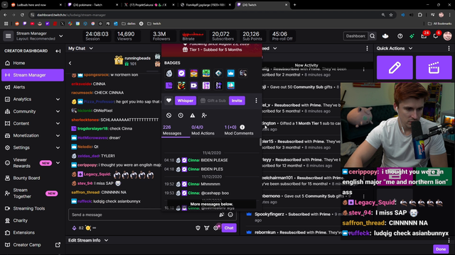 Chinna gets caught in luds chat