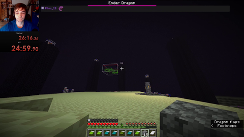 Vadikus gets sub 27 min Minecraft speedrun PagMan