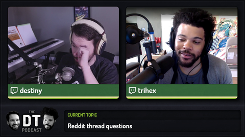 Destiny and Trihex with a synchronized "UHM"