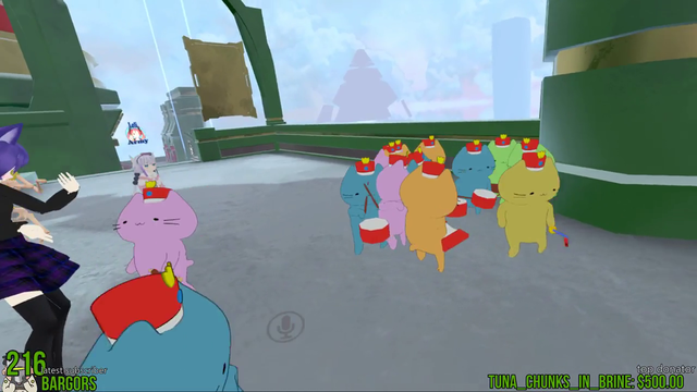 Cute cat march