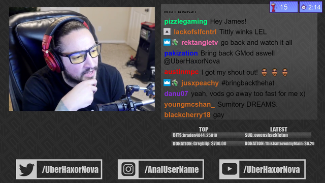 James / Nova doesn't appreciate a peculiar donation