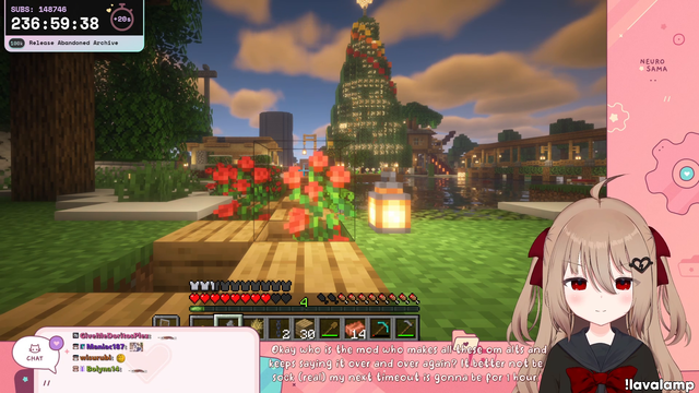 Evil asks chat what she should build