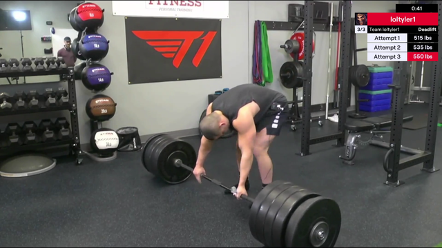 Tyler1 Deadlift PR