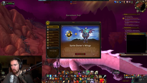 Asmongold checks WoW store