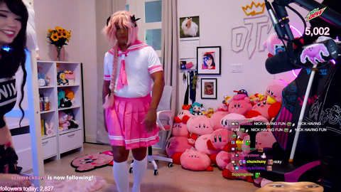 Nick in cosplay breaking it down to WAP
