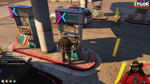 Cornwood tries to get gas the longway