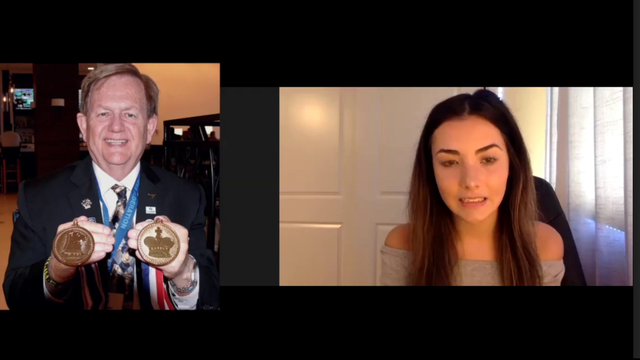 Hans blunders the intro to a tournament while Andrea freaks out
