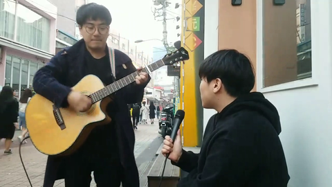 Korean guys, Queen cover.