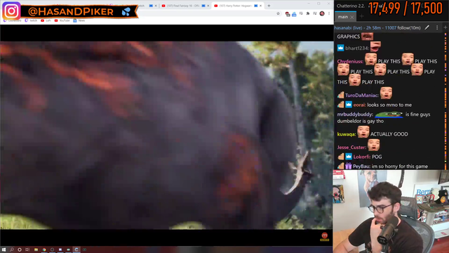 Hasan is excited for the new HP game