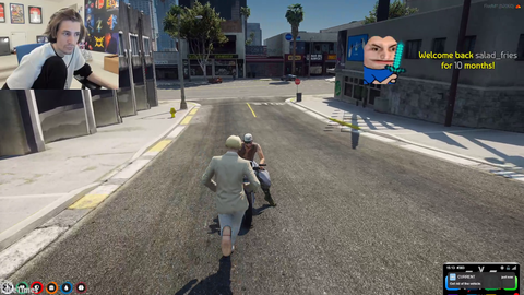 X gets rolled by a local