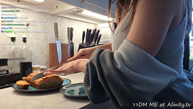 Alinity shows off her bread