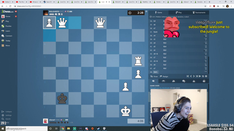 Xqc the Chess warlord