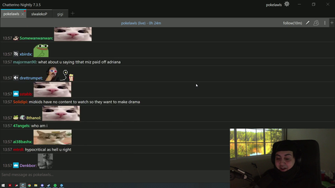 Pokelawls on his comments he made yesterday and people making up ''lies''