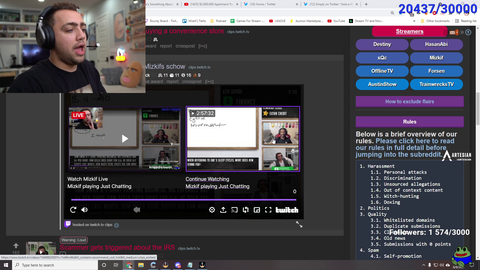 Mizkif Explains Why He Was Being More Lenient Towards Bruce's Cheating