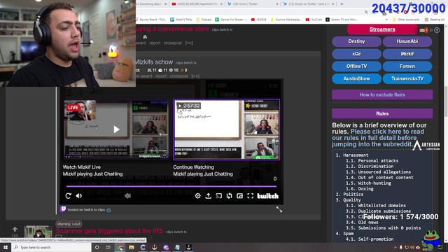 Mizkif Explains Why He Was Being More Lenient Towards Bruce's Cheating