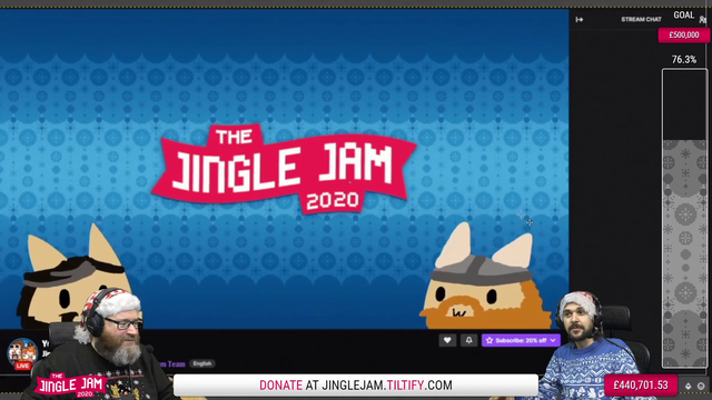 The Yogscast yearly December Charity Stream was Nearly Cancelled this Year. Currently, at The End of Day 1, it Has Raised $1,000,000 for Various Charities.