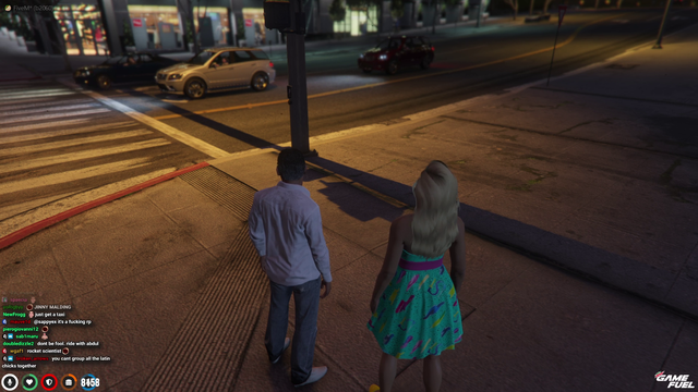 Esfand runs into malena on gta rp