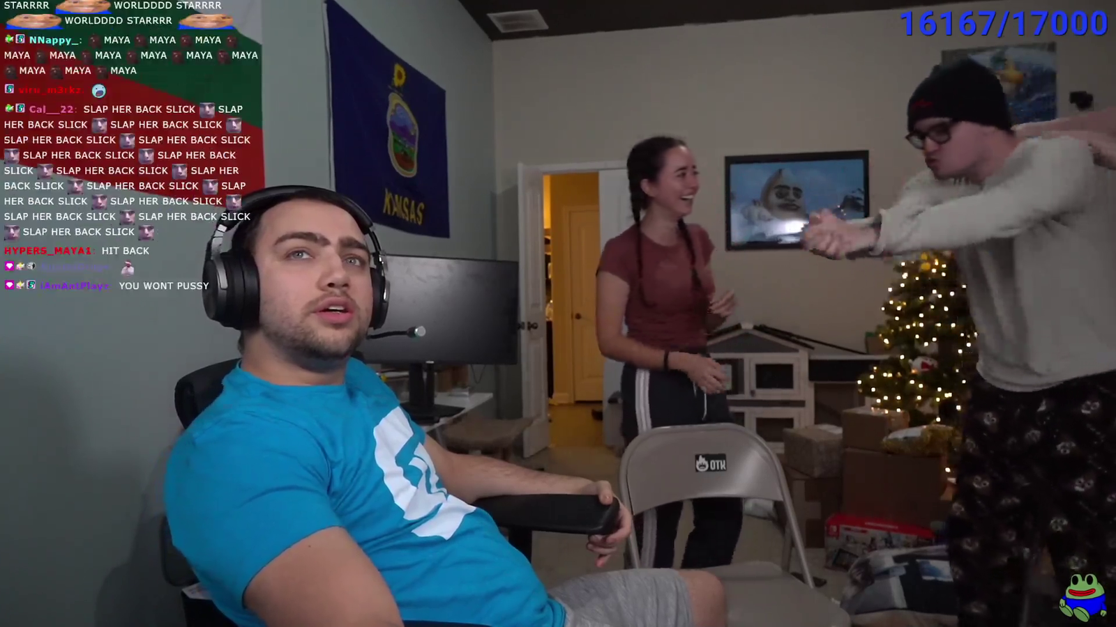 Maya slaps the shit out of crazyslick