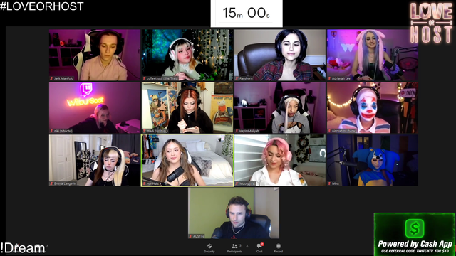 Hasan wins love and host.. wasn't even playing