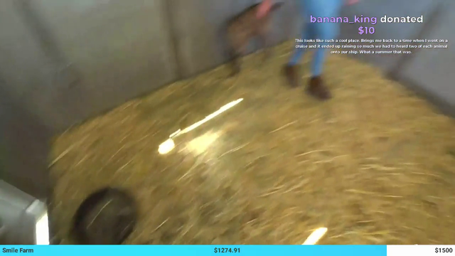 Baby goats get their milk