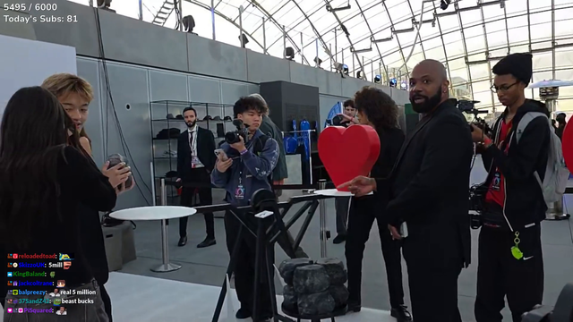 Mr. Beast became Emily's Cameraman