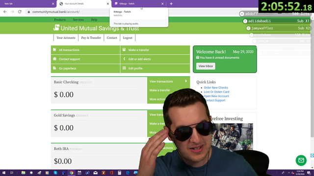 Kitboga pulls up his own stream and scammer still sticks to his script