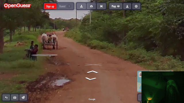 Aris enjoys Geoguessr