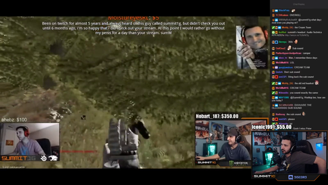 Summit and his old self have a moment