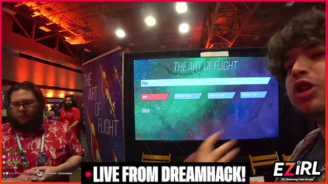 Fan tries to get a photo with Squeex at Dreamhack